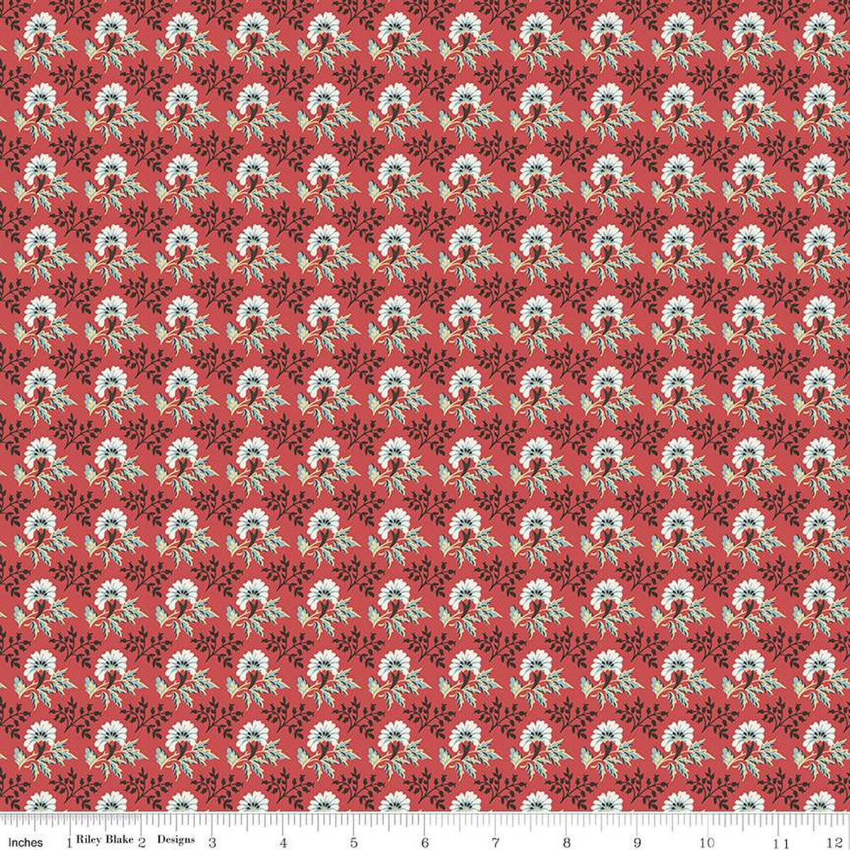 Emma – Quilting Cotton Fabric – Woodhouse - Red