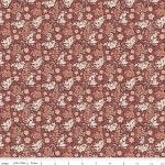Evening on the Prairie - Quilting Cotton Fabric - Ditsy Floral - Marsala