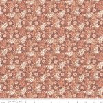 Evening on the Prairie - Quilting Cotton Fabric - Ditsy Floral - Umber