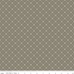 Evening on the Prairie - Quilting Cotton Fabric - Geometric Lattice - Green