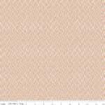 Evening on the Prairie - Quilting Cotton Fabric - Geo Leaves - Beige