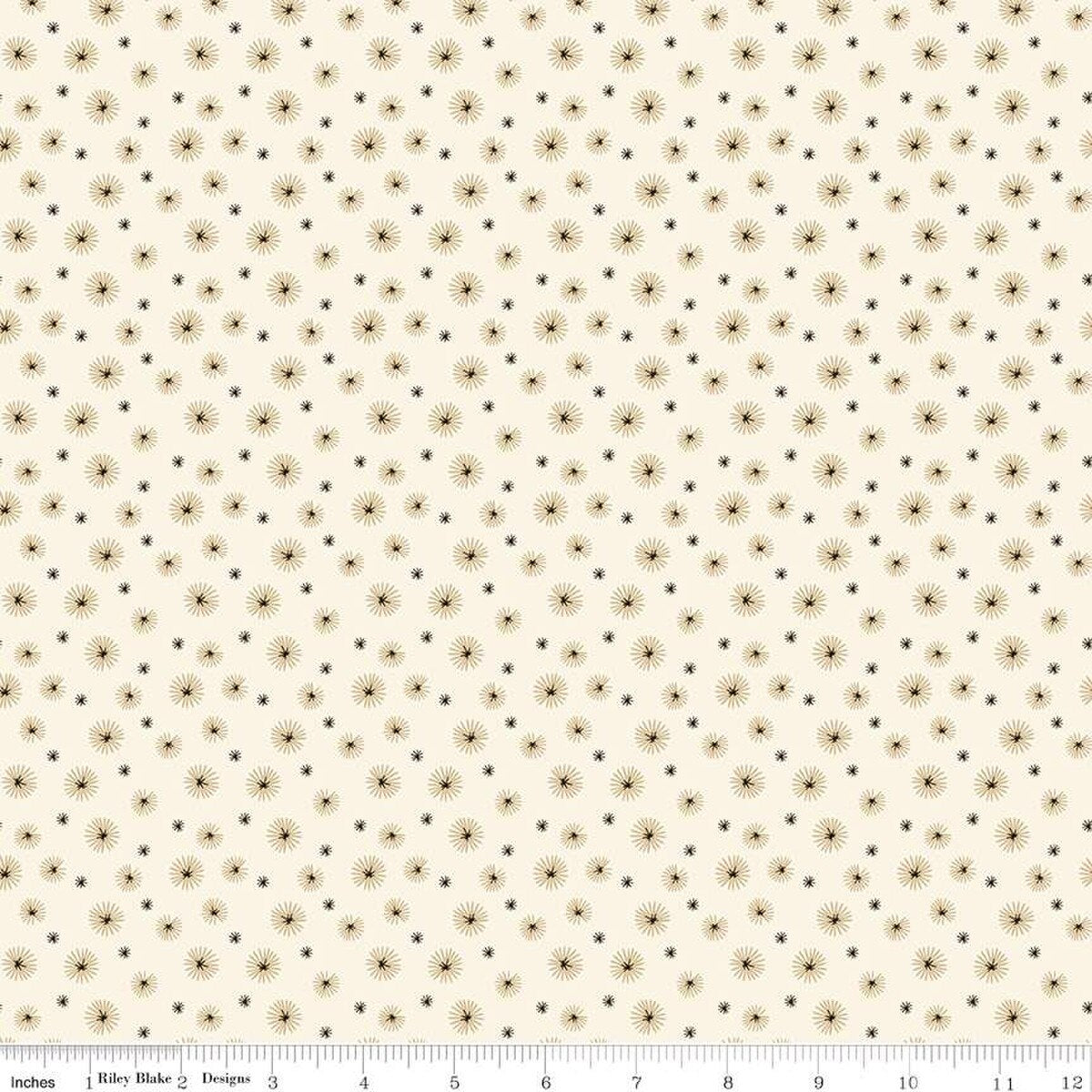Morning Latte – Quilting Cotton Fabric – Seedpods - Latte