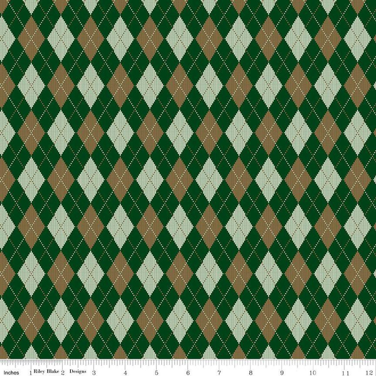 Plaid Venture Club – Quilting Cotton Fabric – Club Archer - Forest