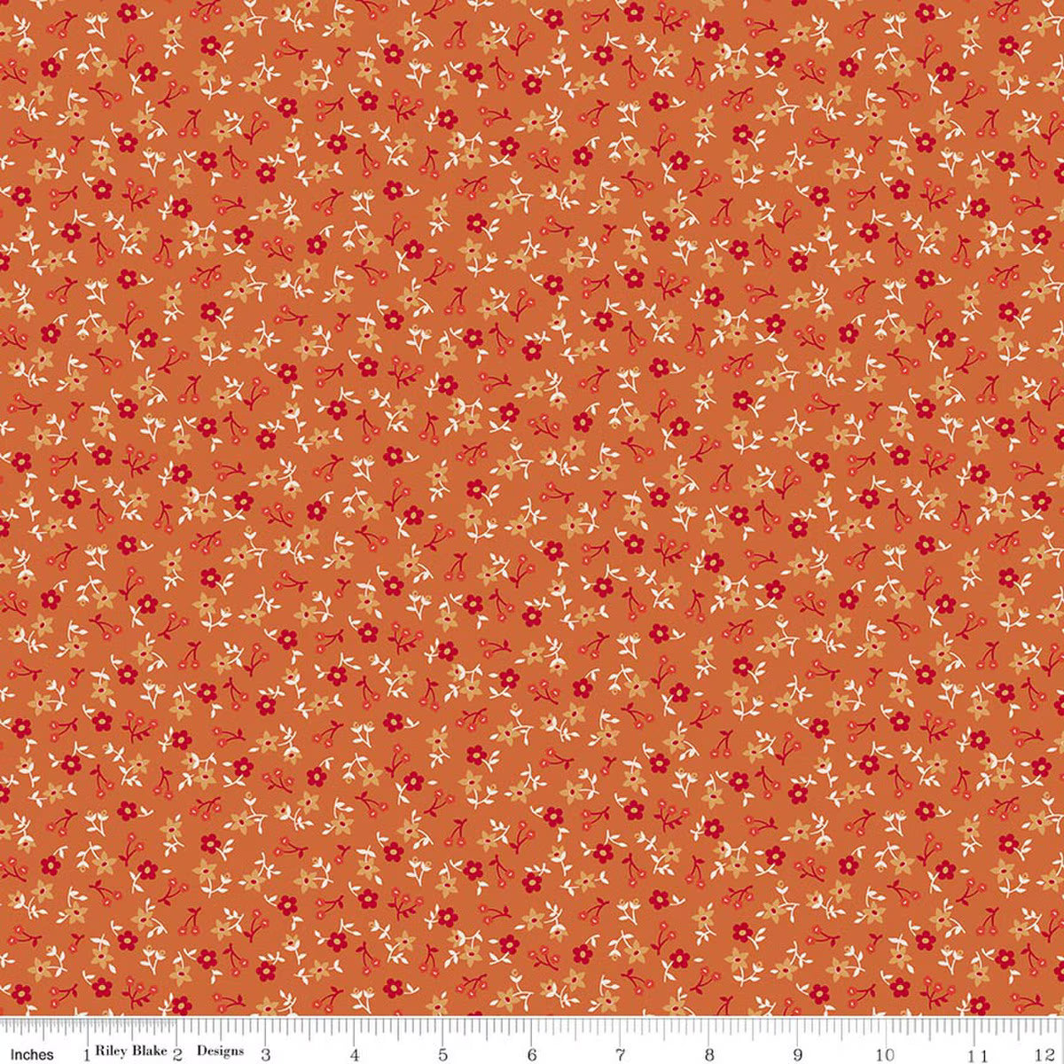Farmer's Daughter – Quilting Cotton Fabric – Blossom - Squash