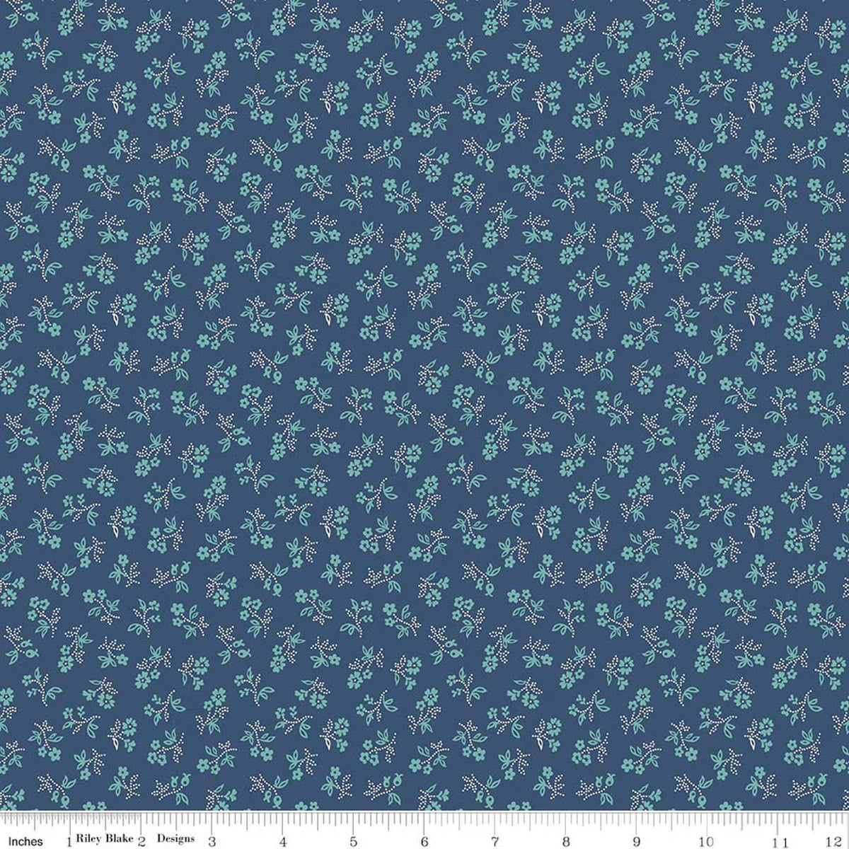 Farmer's Daughter – Quilting Cotton Fabric – Vintage Denim