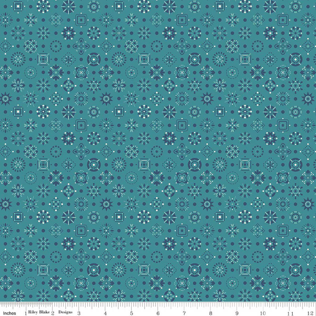 Farmer's Daughter – Quilting Cotton Fabric – Handmade - Raindrop