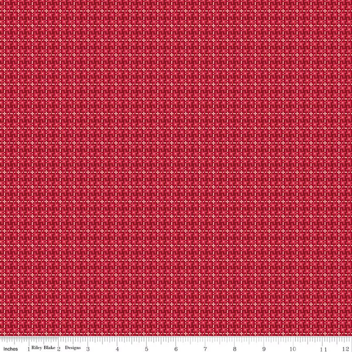 Farmer's Daughter – Quilting Cotton Fabric – Weave Cherry Tart