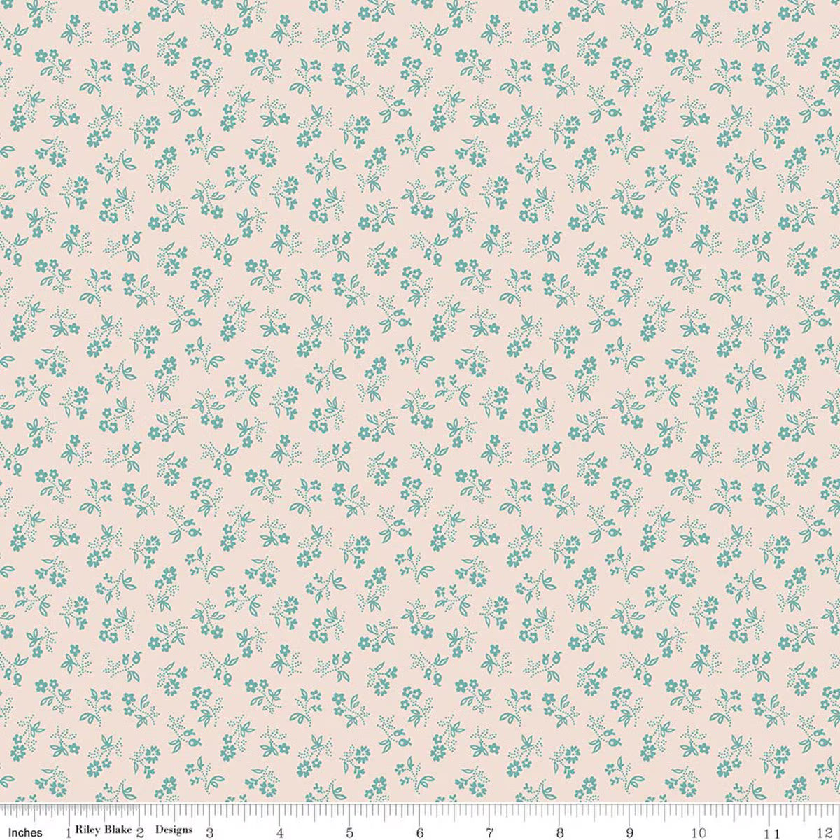 Farmer's Daughter – Quilting Cotton Background – Vintage - Raindrop