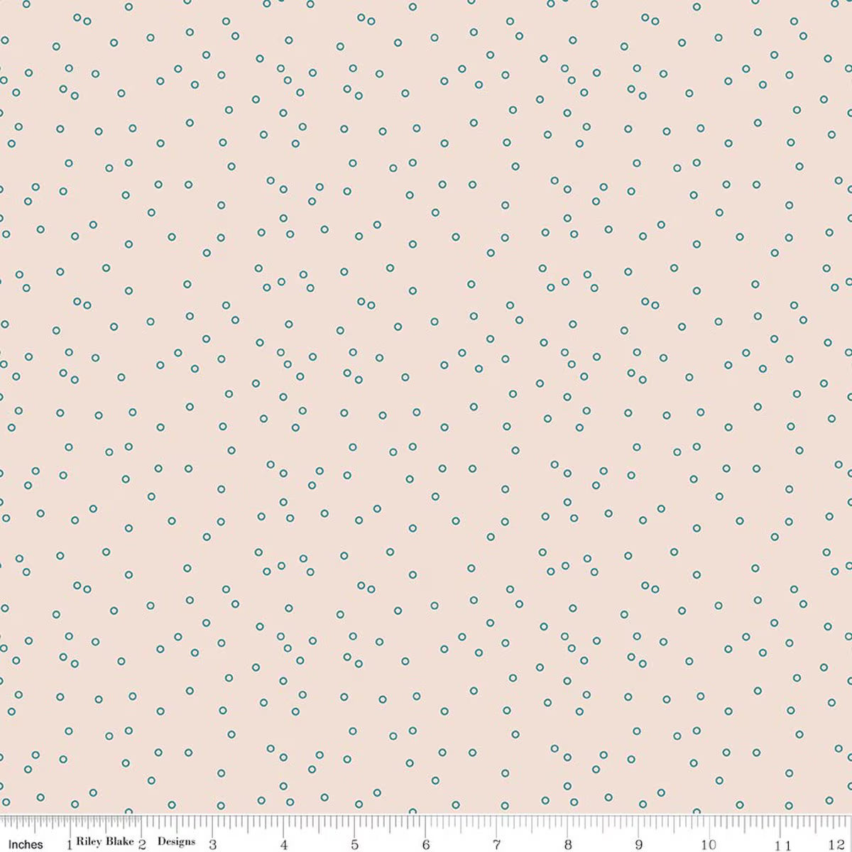 Farmer's Daughter – Quilting Cotton Background – Circles - Raindrop