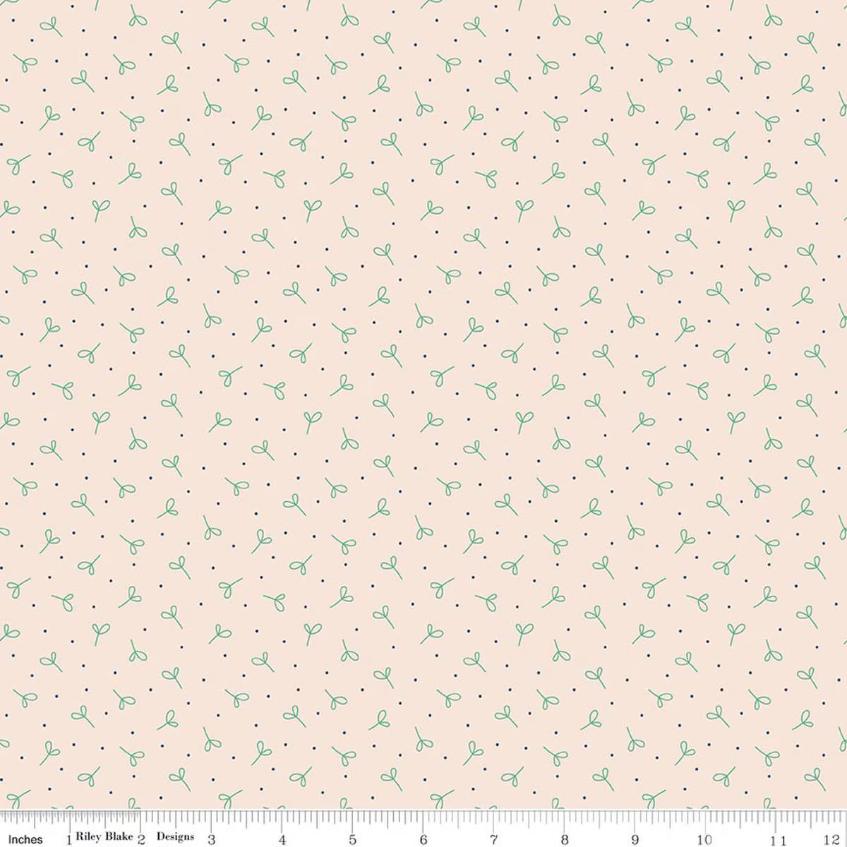 Farmer's Daughter – Quilting Cotton Background – Seedling - Leaf