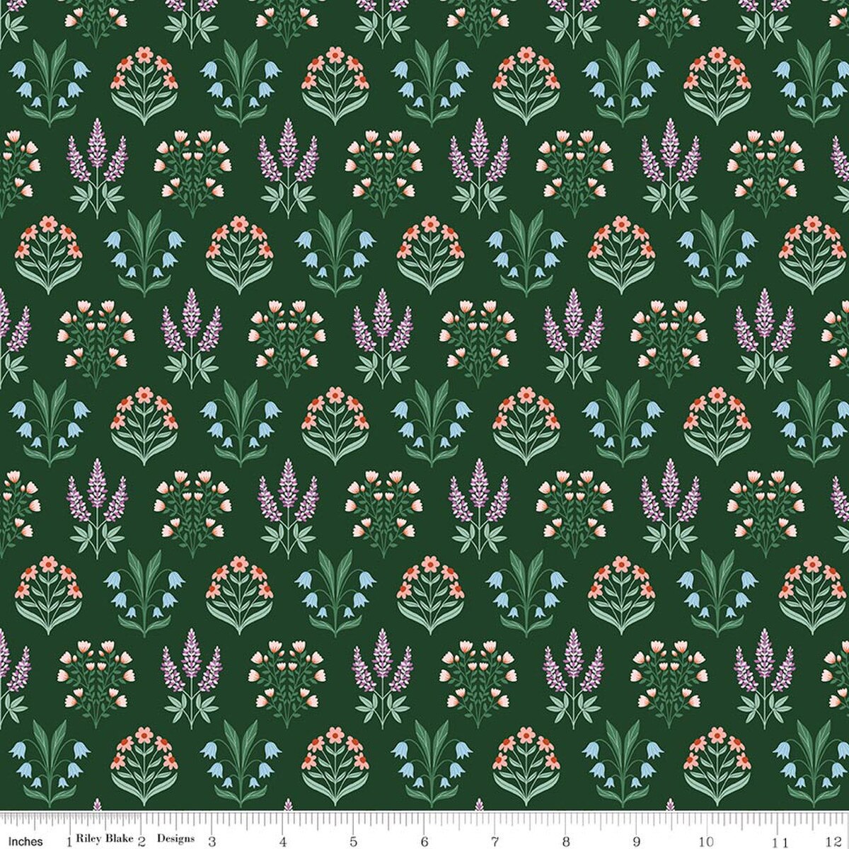 Meadow Moments - Quilting Cotton - Blossom Trail - Forest