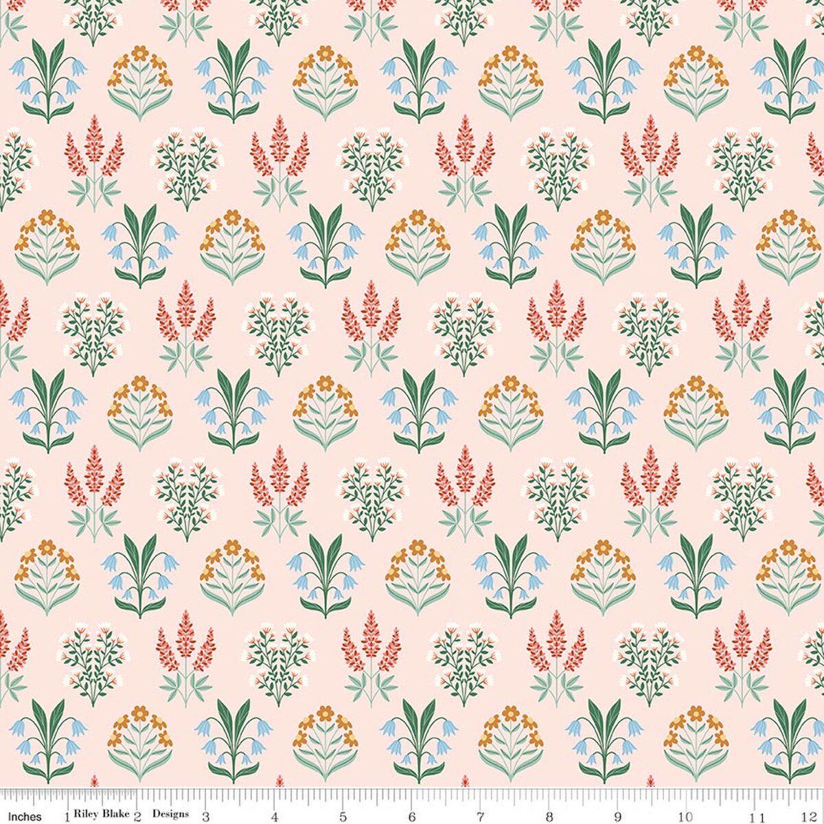 Meadow Moments - Quilting Cotton - Blossom Trail - Pink