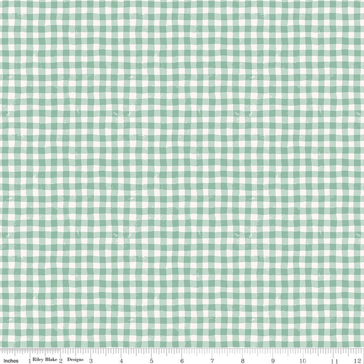 Meadow Moments - Quilting Cotton - Summer Gingham - Mint