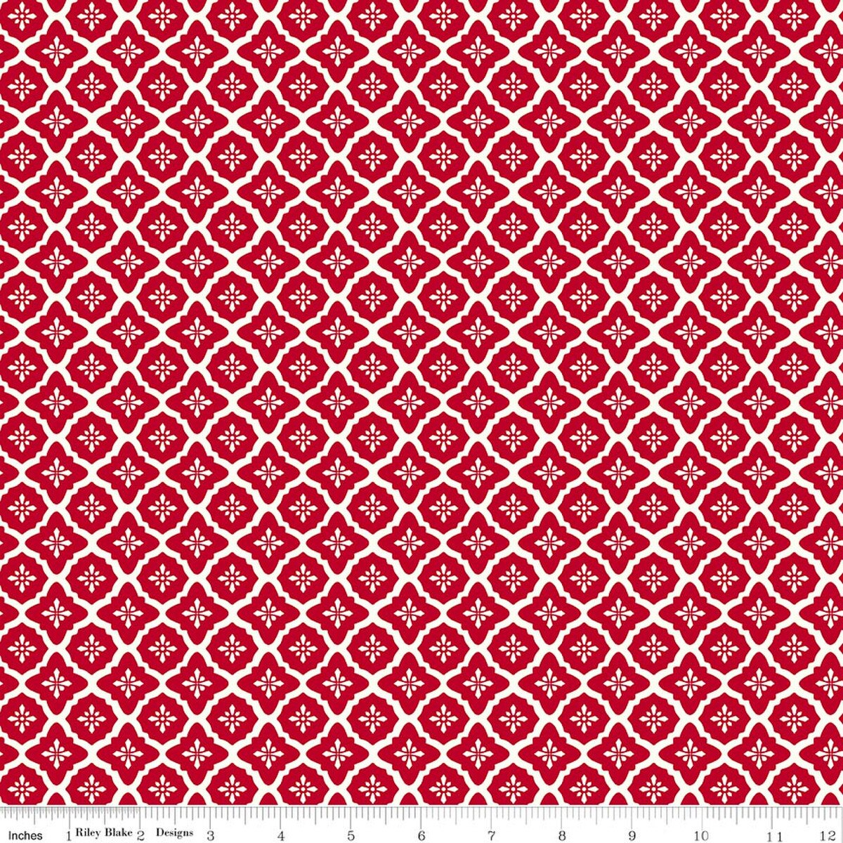 Radiant Ruby – Quilting Cotton Fabric – Moroccan - Schoolhouse