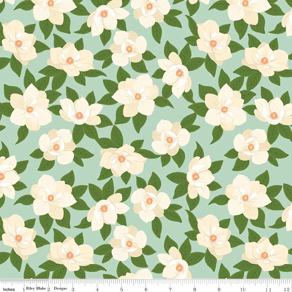 Southern Charm - Quilting Cotton Fabric - Main - Mint