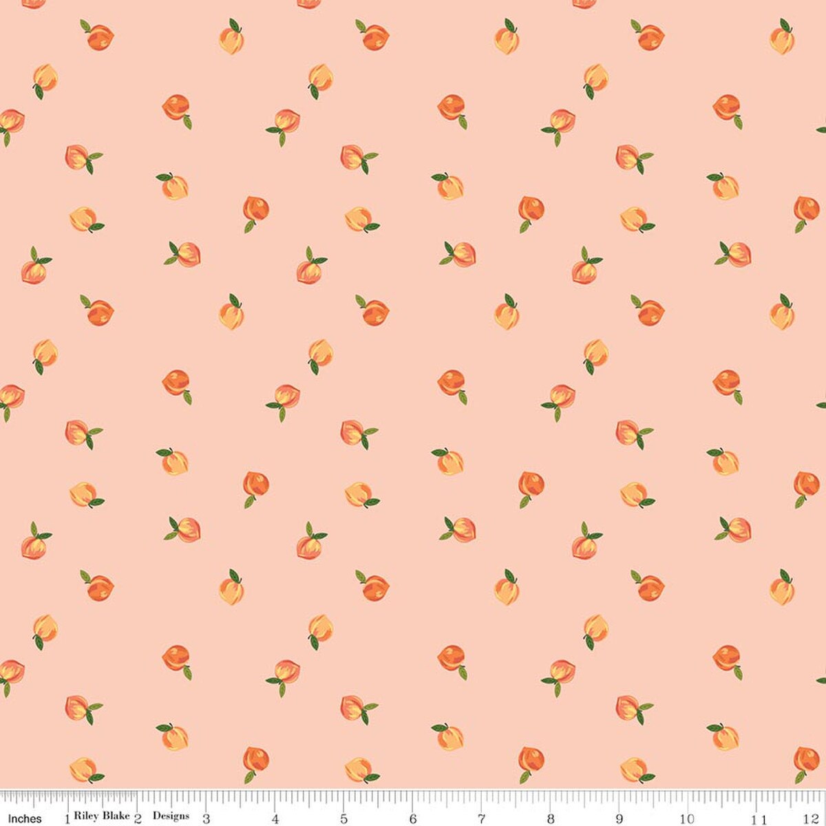 Southern Charm - Quilting Cotton Fabric - Peaches - Peaches 'n Cream