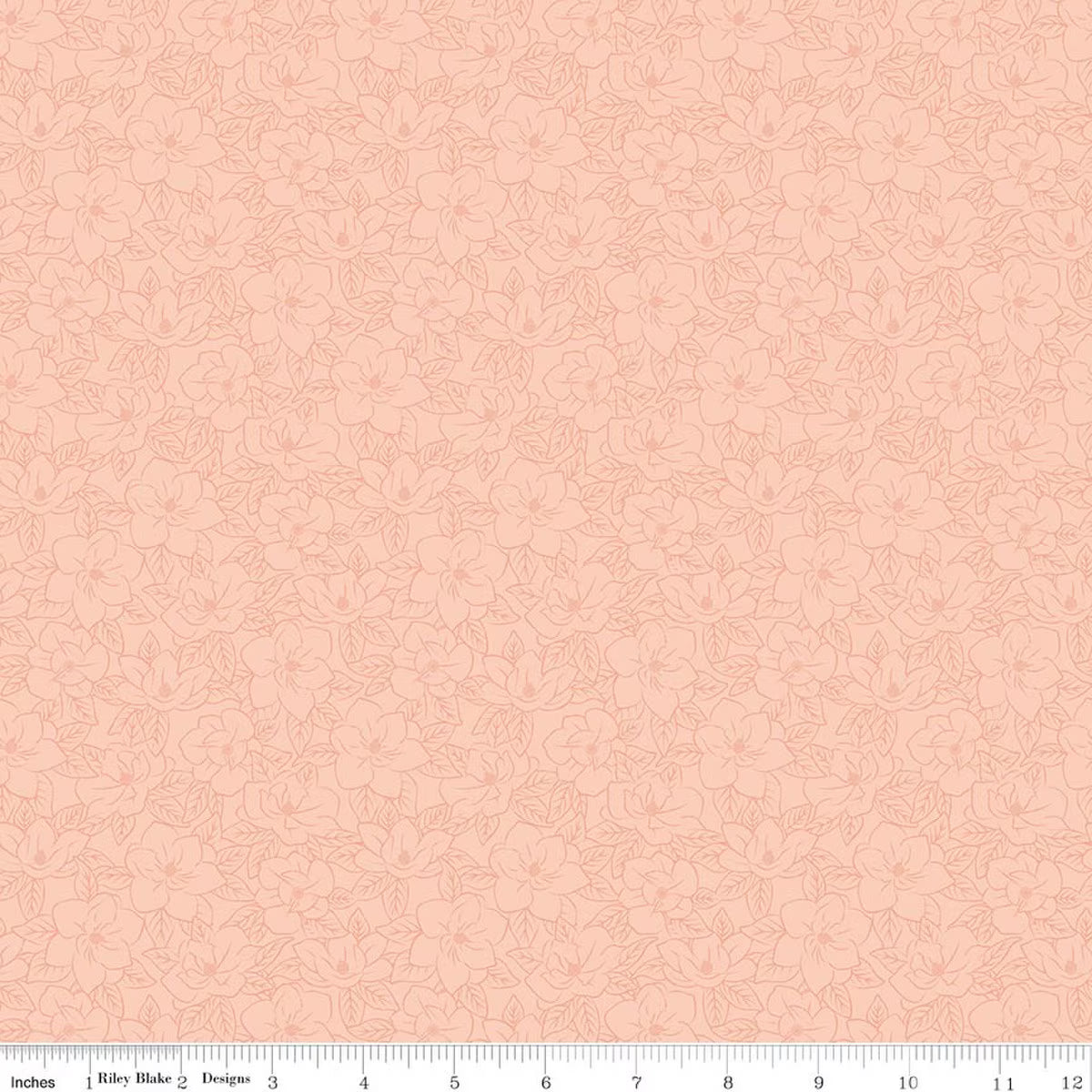 Southern Charm - Quilting Cotton Fabric - Magnolia Tonal - Peaches 'n Cream