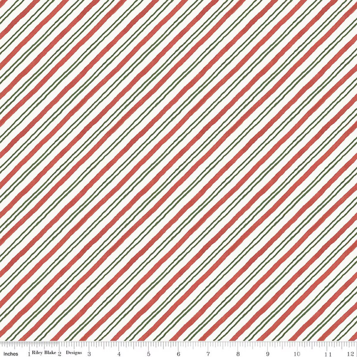 Holiday Spirit - Quilting Cotton Fabric - Stripes - Multi
