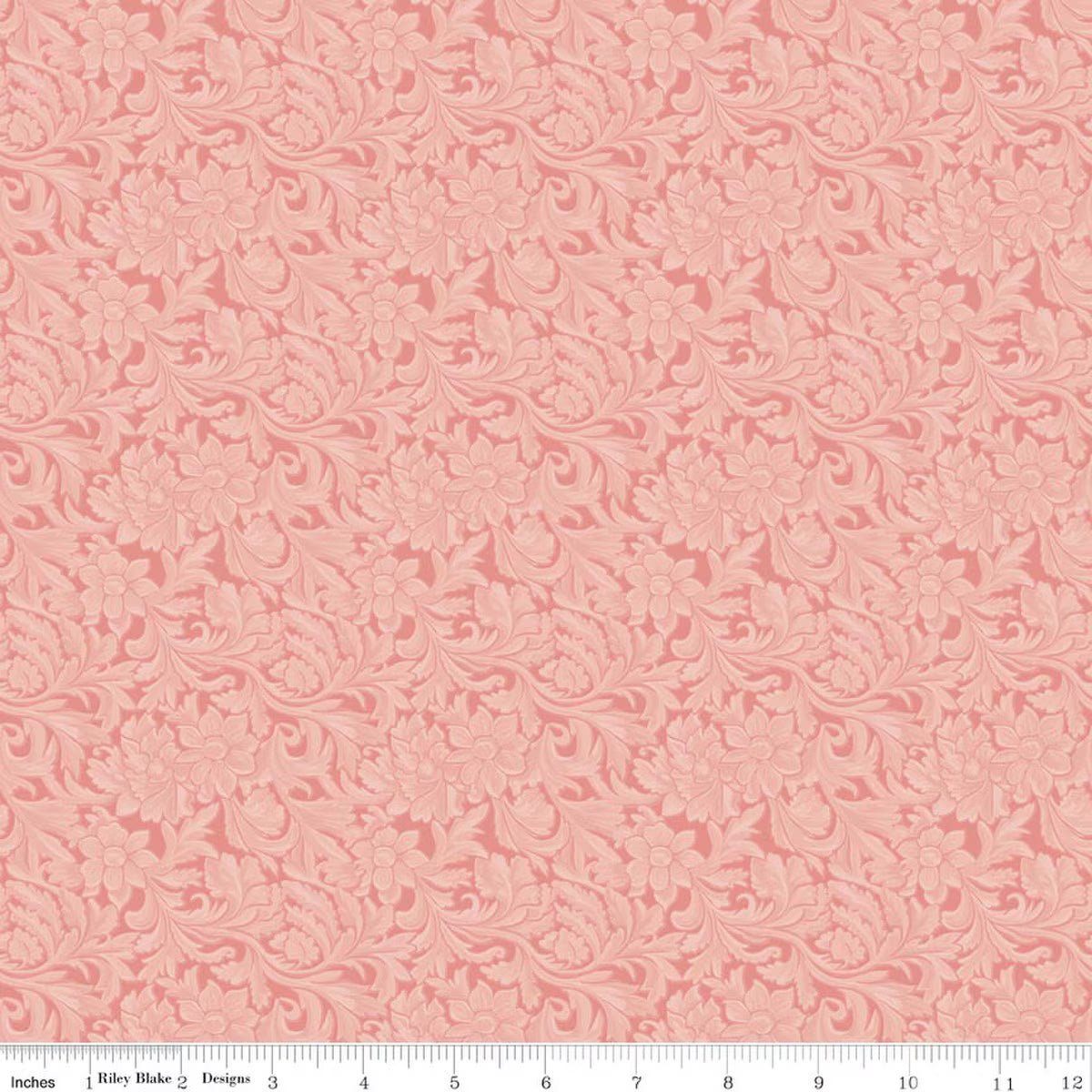 Cowgirl - Quilting Cotton Fabric - Leather - Pink