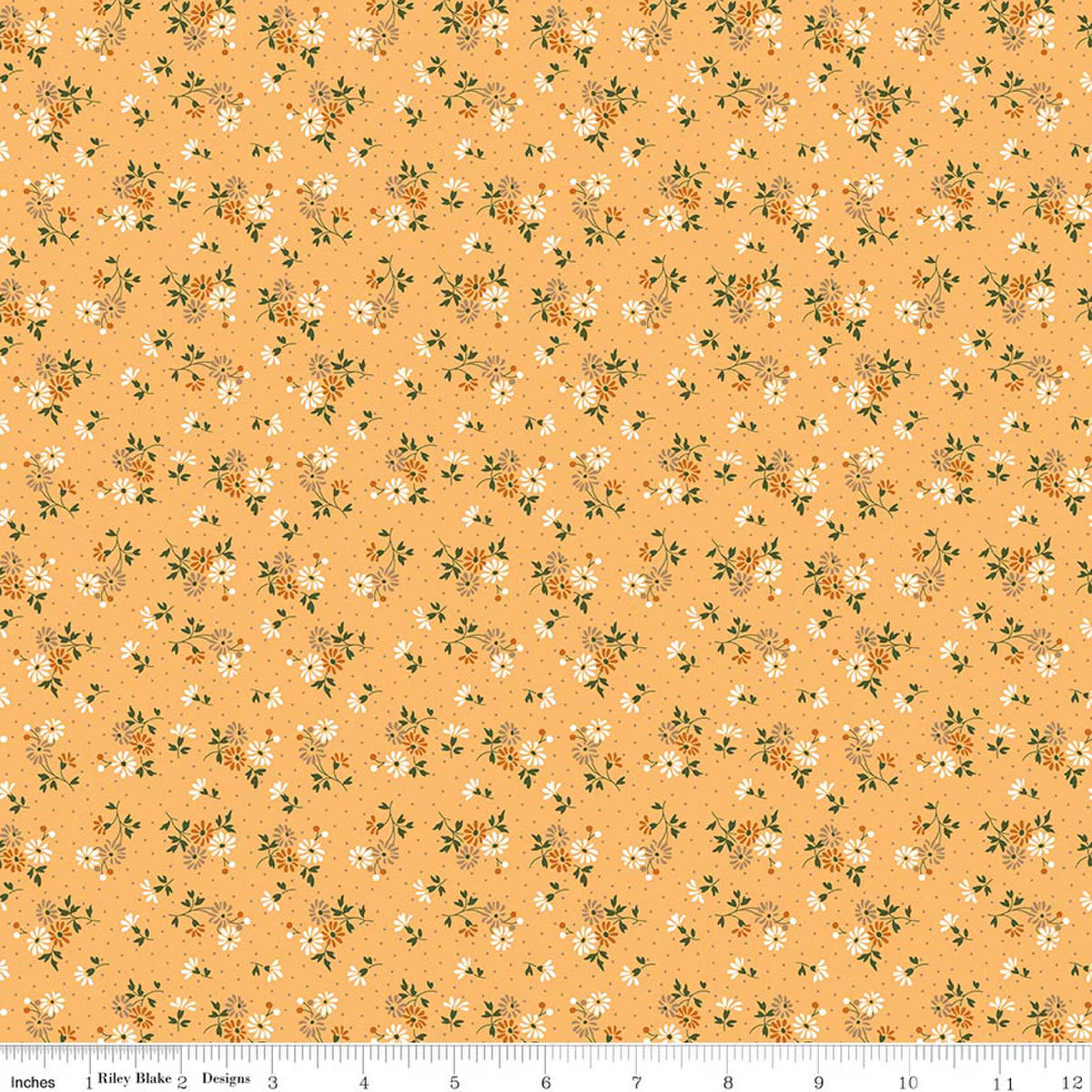 Baked With Love - Quilting Cotton Fabric - Blessings - Marigold