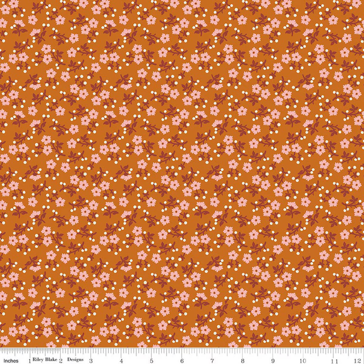 Baked With Love - Quilting Cotton Fabric - Grateful - Amber