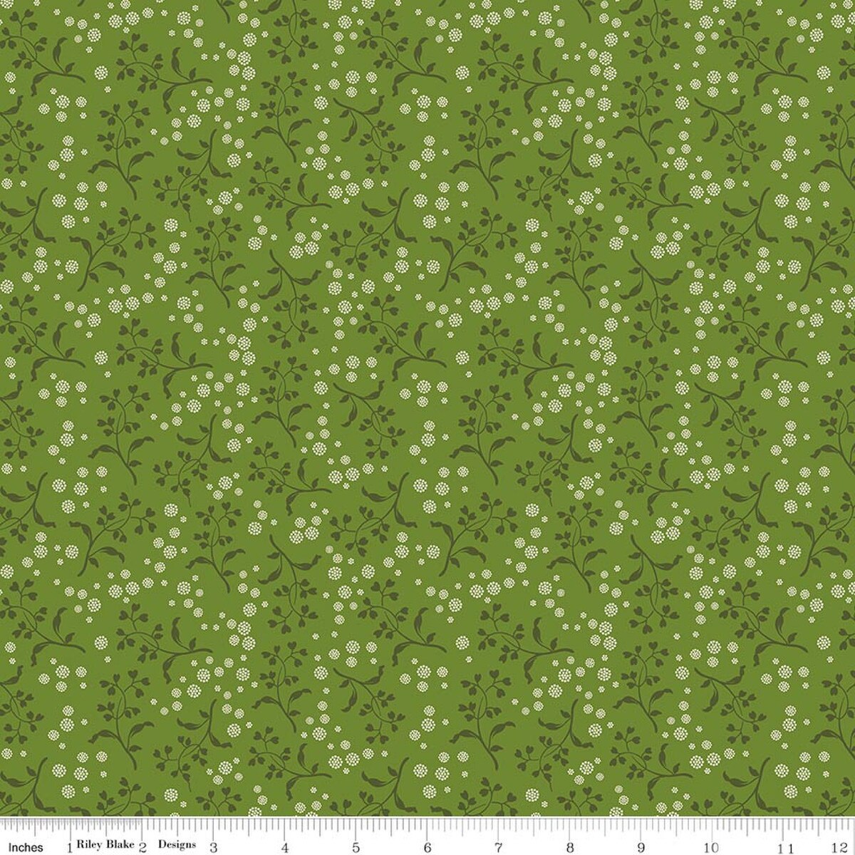 Baked With Love - Quilting Cotton Fabric - Apron - Olive