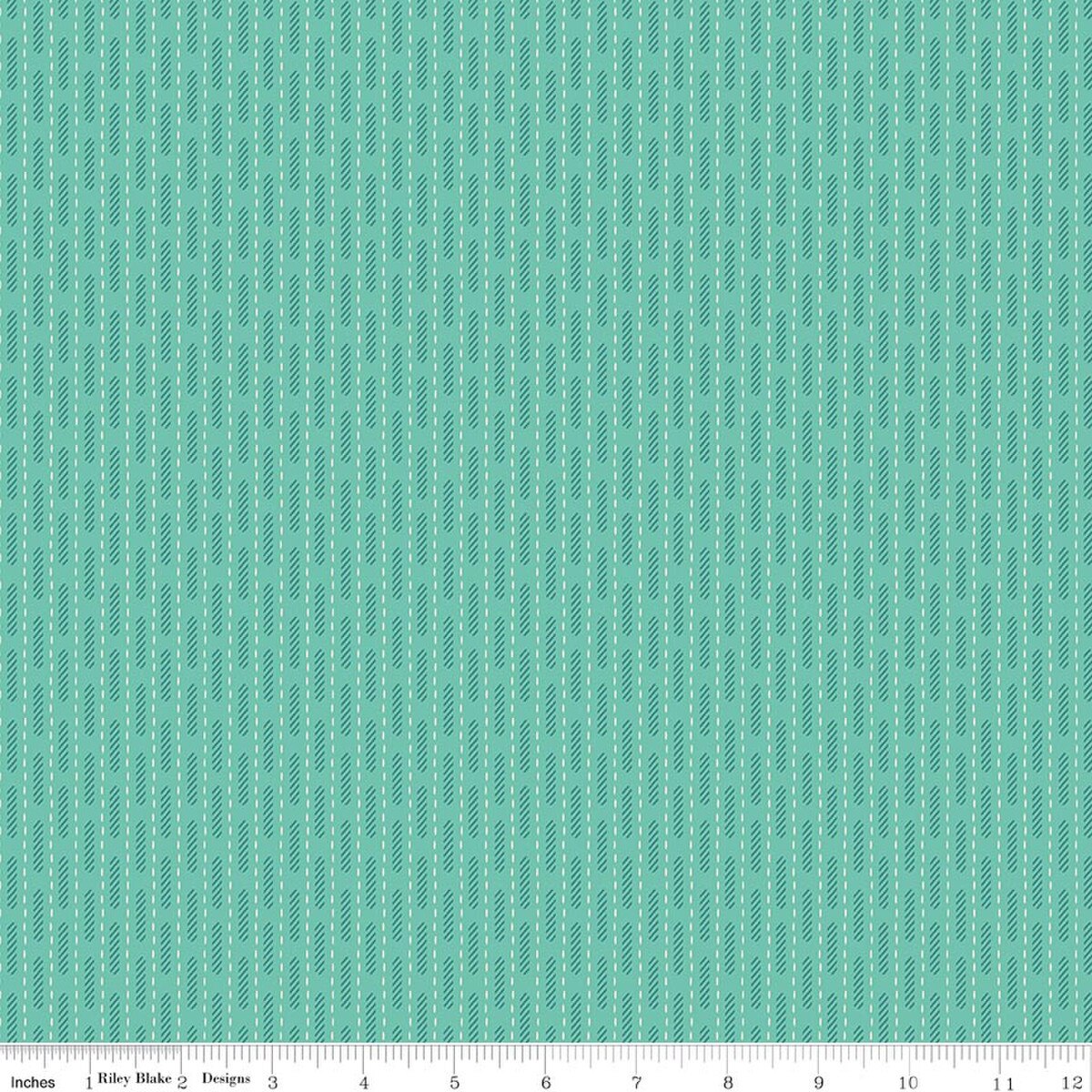 Baked With Love - Quilting Cotton Fabric - Dish Towel - Sea Glass