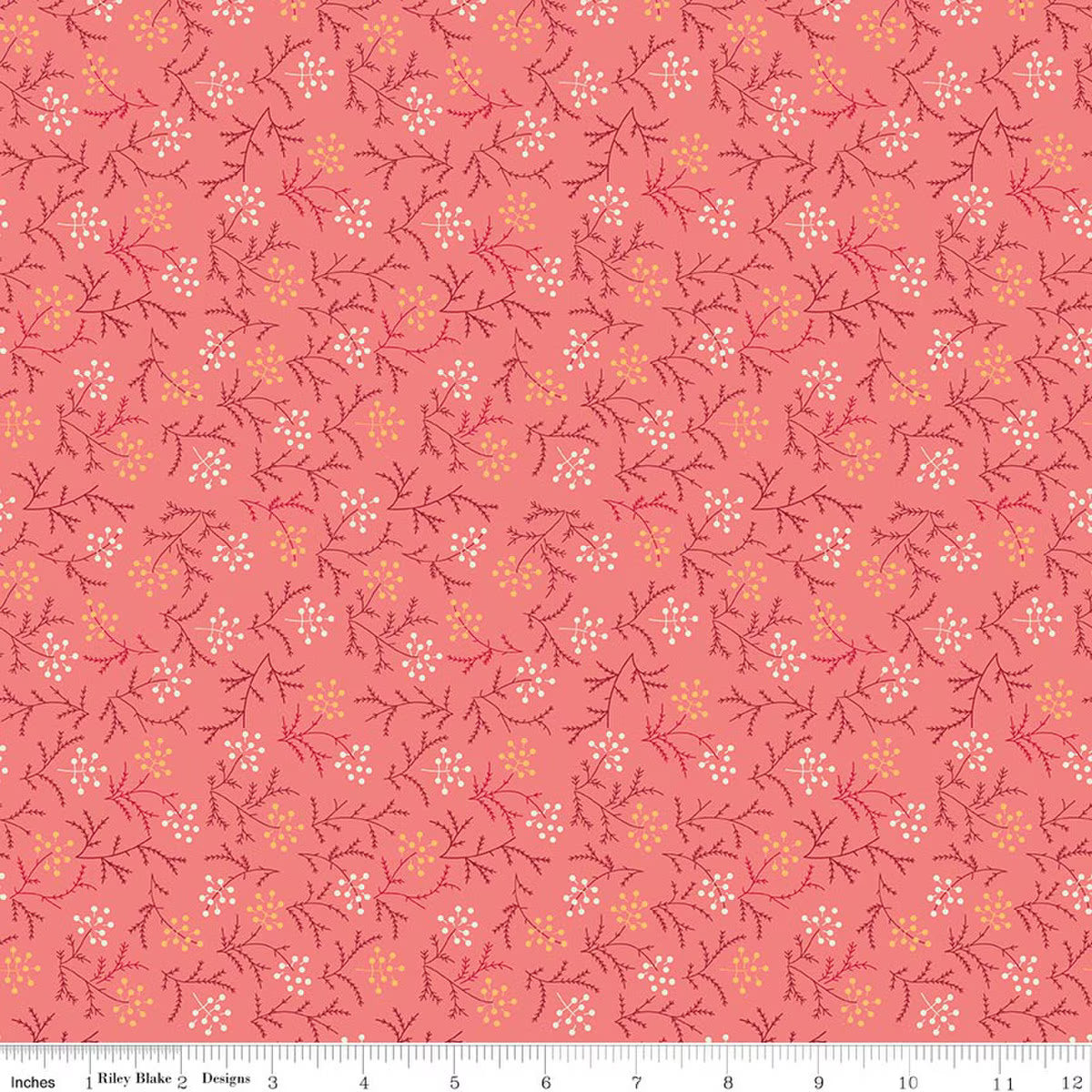 Baked With Love - Quilting Cotton Fabric - Harvest - Lipstick