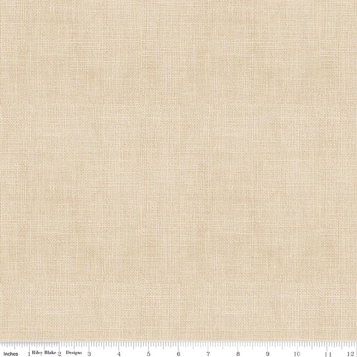 Baked With Love - Quilting Cotton Fabric - Linen Weave - Tea Dye