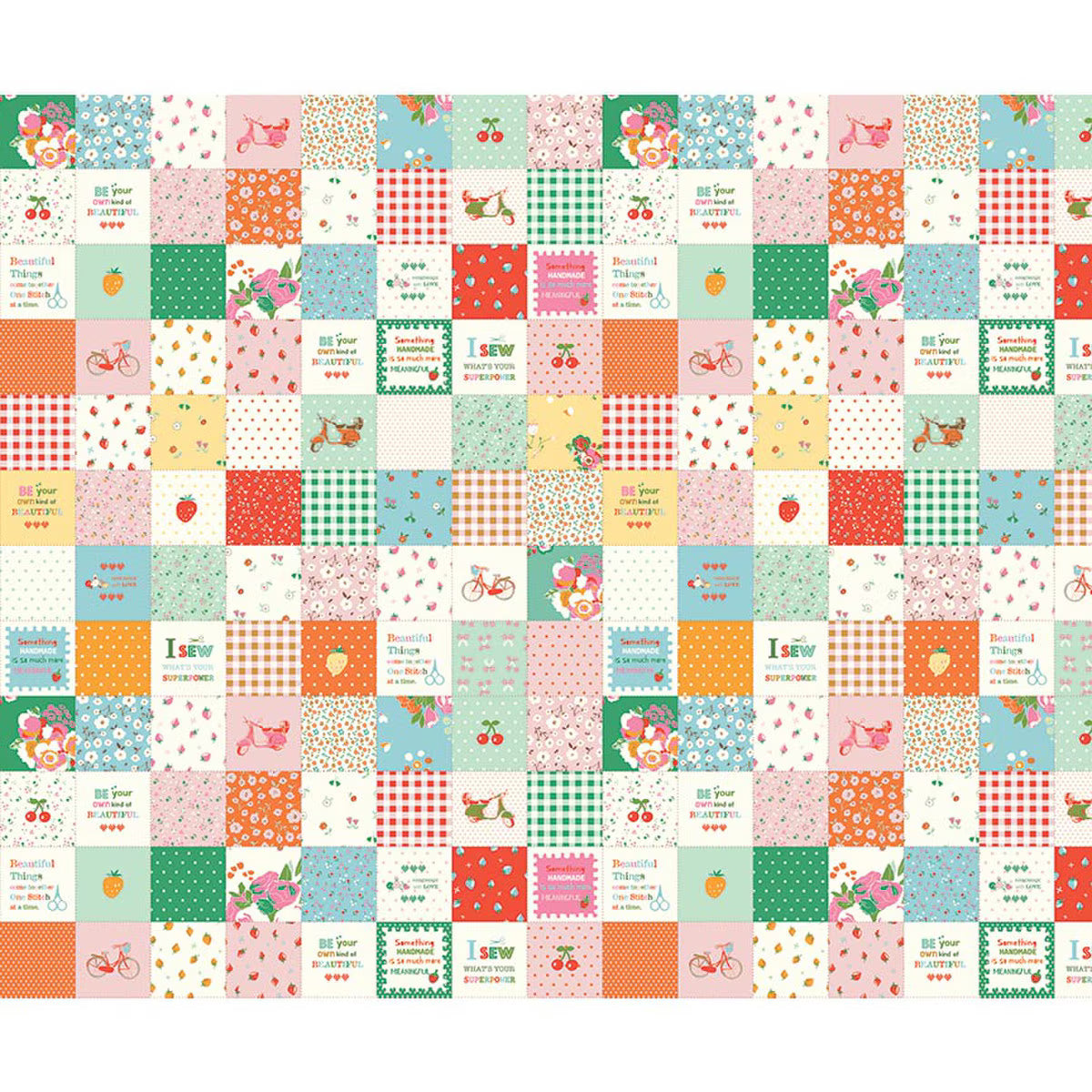 Cotton Nook - Quilting Cotton Fabric - Patchwork Green