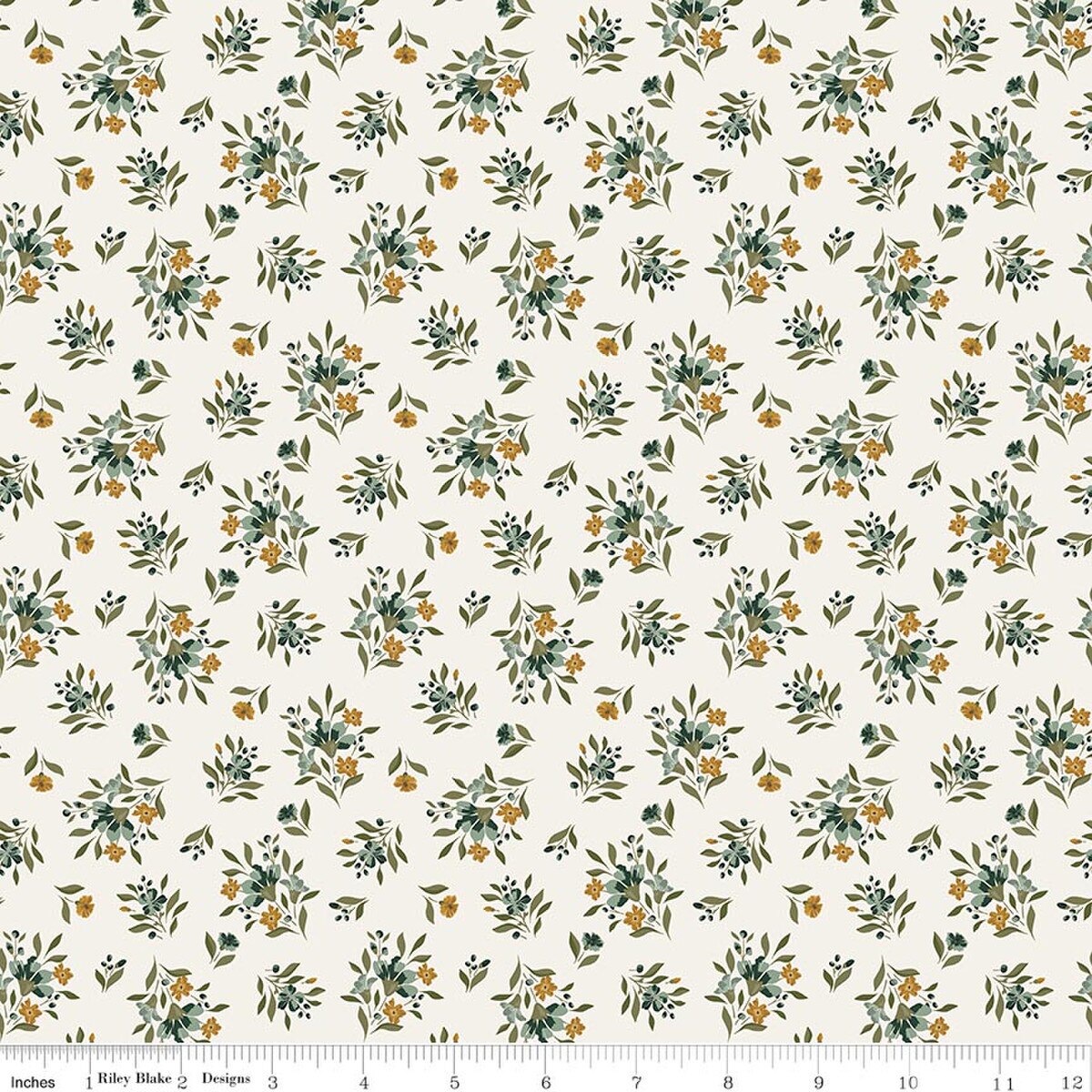 Worth Repeating - Quilting Cotton Fabric - Floral - Cloud