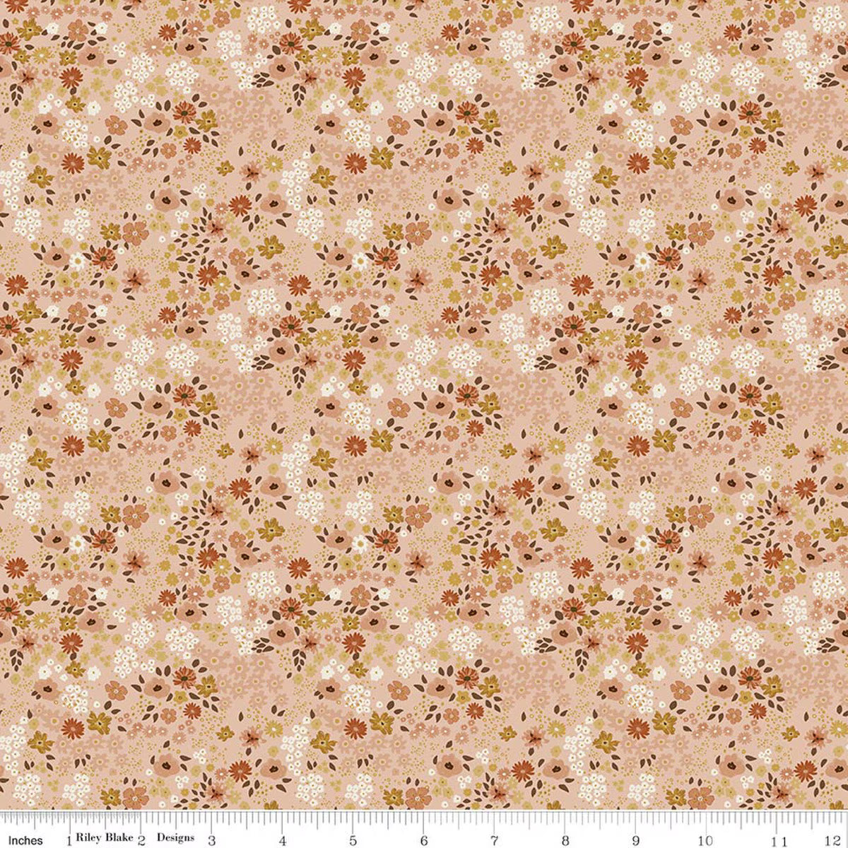 Worth Repeating - Quilting Cotton Fabric - Leaves - Blush