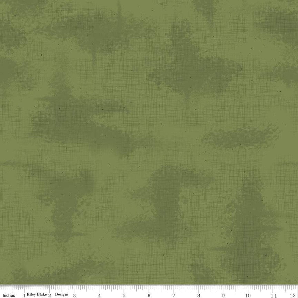 Shabby – Quilting Cotton Fabric - Moss - Green