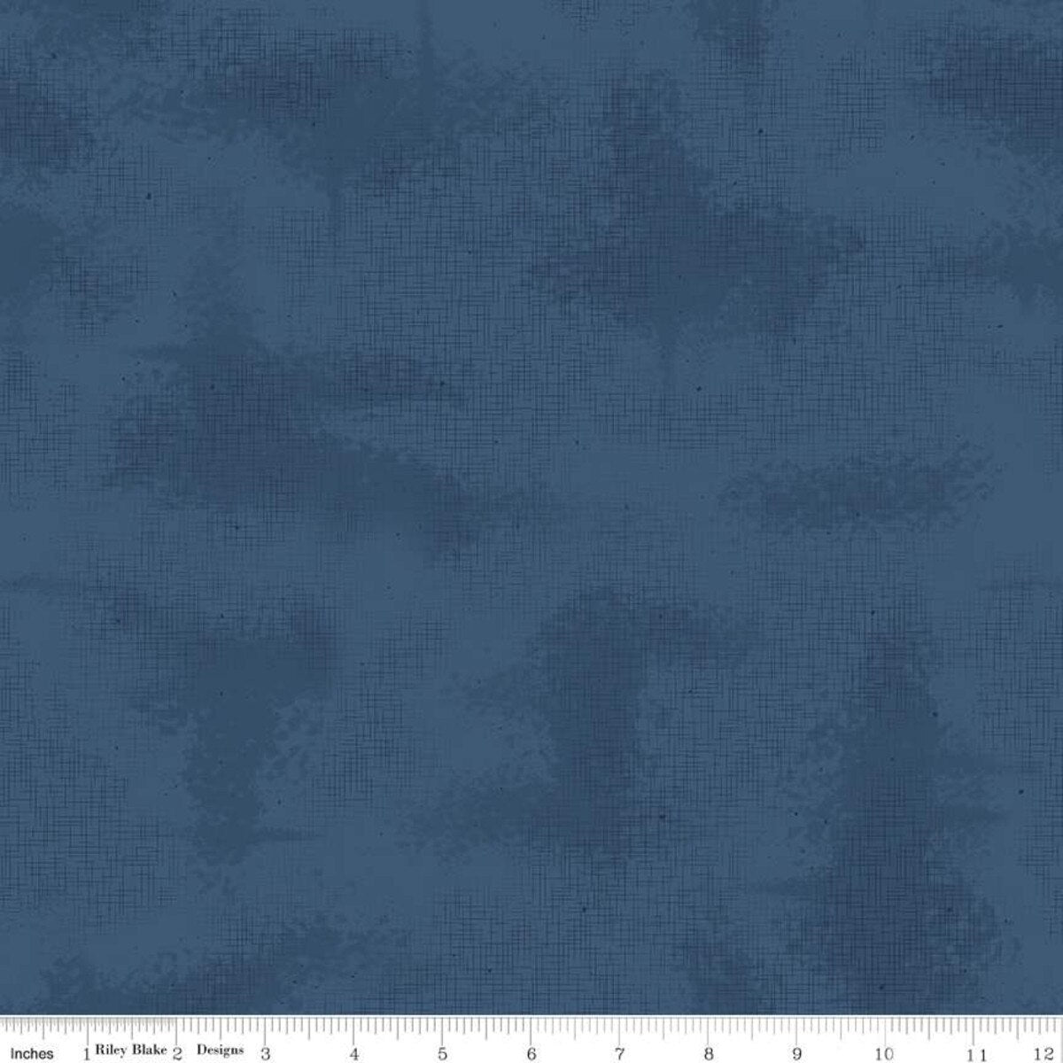 Shabby – Quilting Cotton Fabric - Navy - Blue