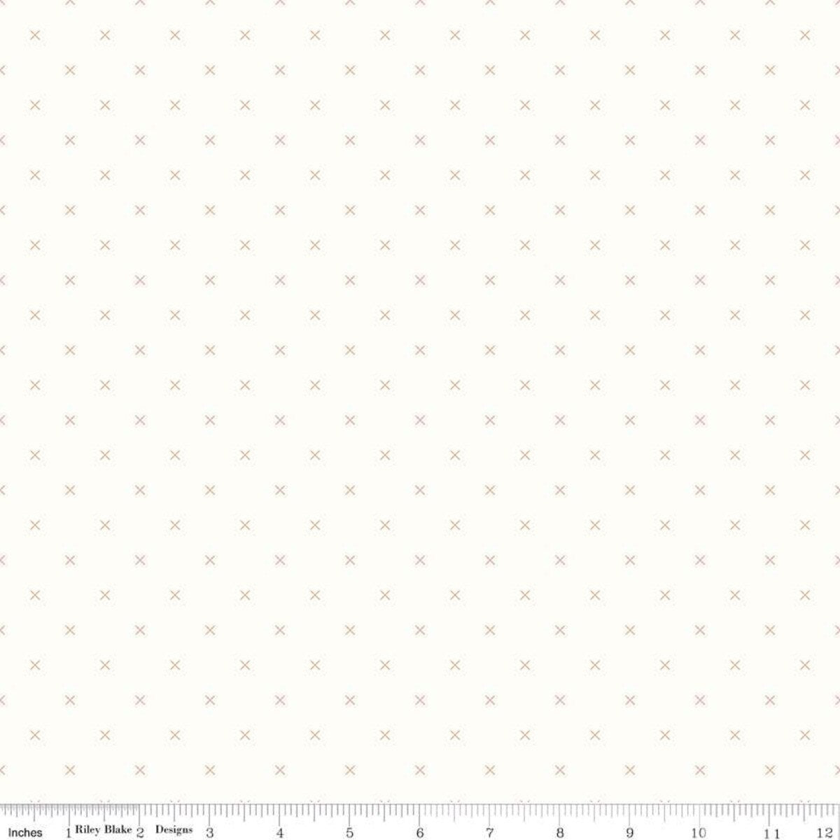 Bee Backgrounds – Quilting Cotton Fabric – Cross Stitch - Brown