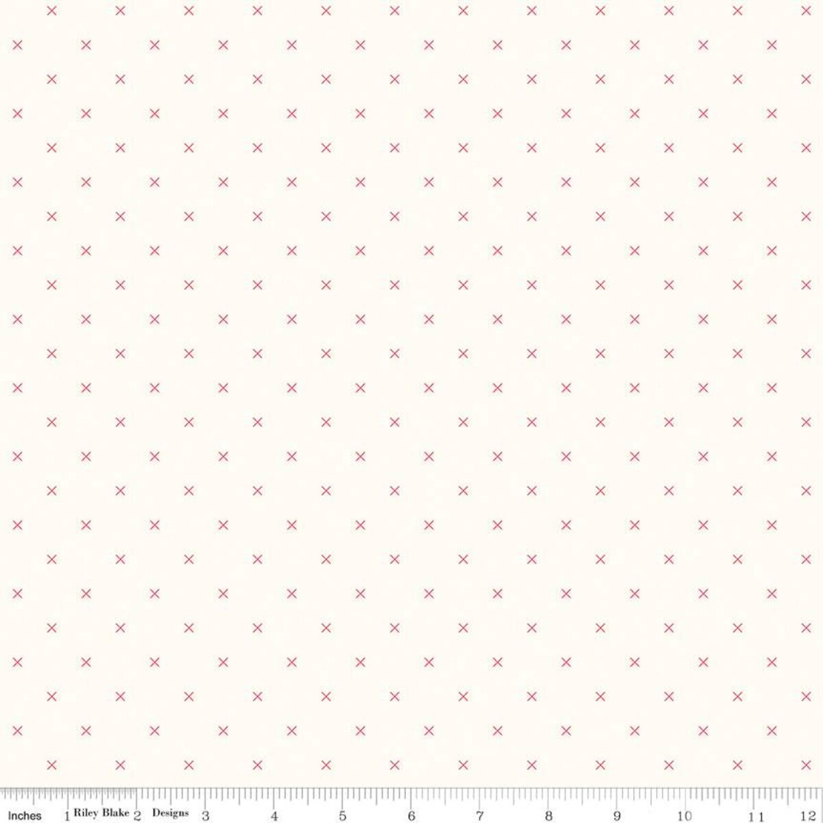 Bee Backgrounds – Quilting Cotton Fabric – Cross Stitch - Cayenne