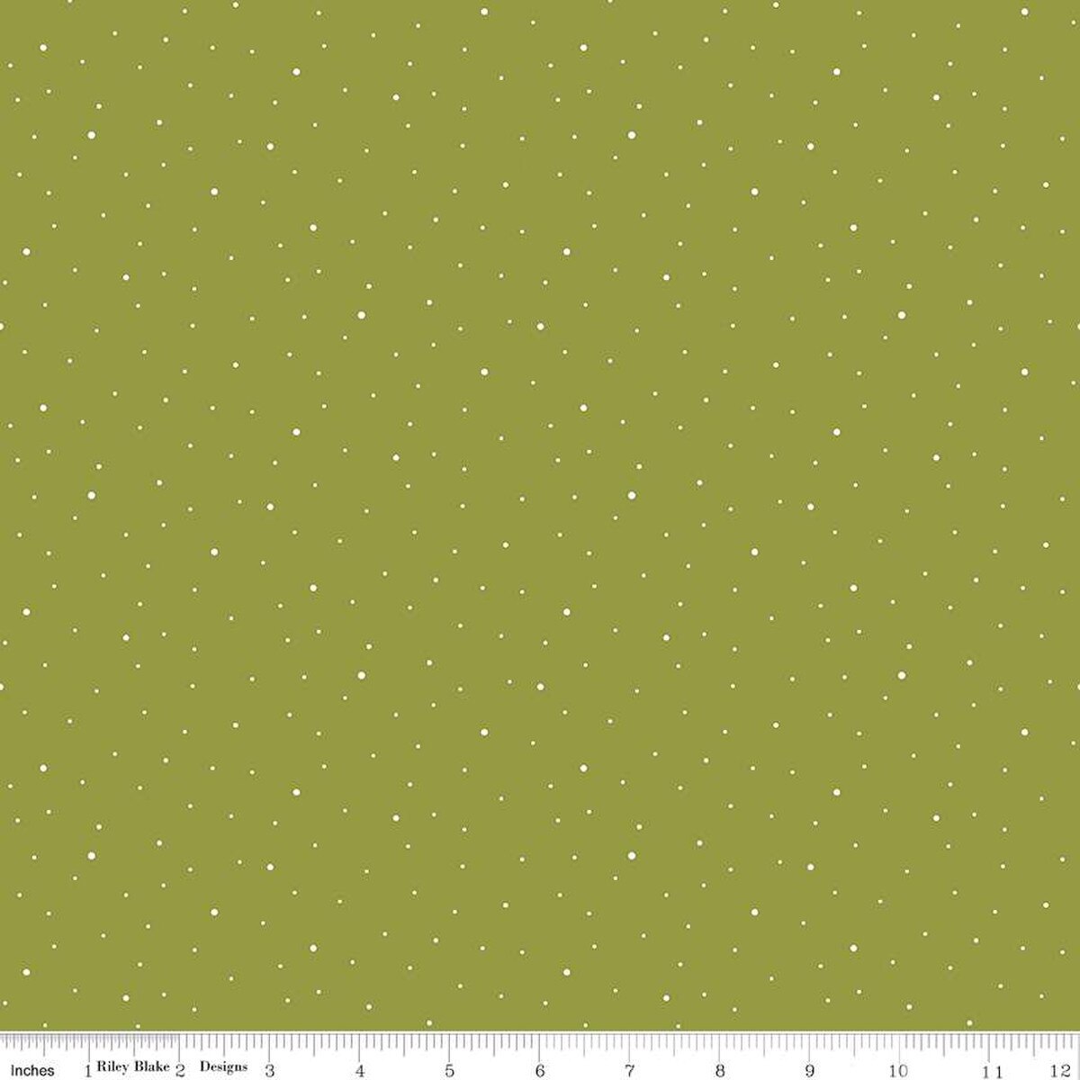 Dapple Dot - Quilting Cotton Fabric - Asparagus