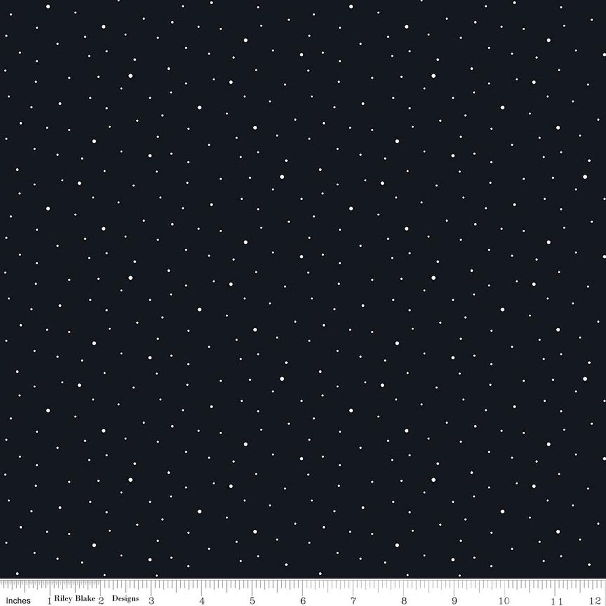 Dapple Dot - Quilting Cotton Fabric - Licorice