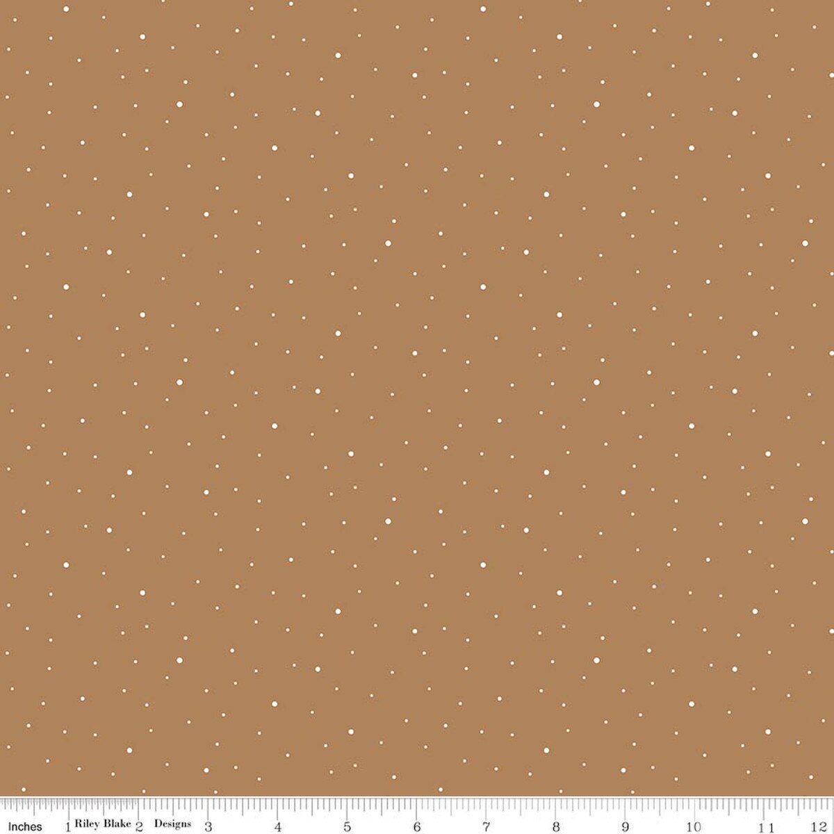 Dapple Dot - Quilting Cotton Fabric - Maple