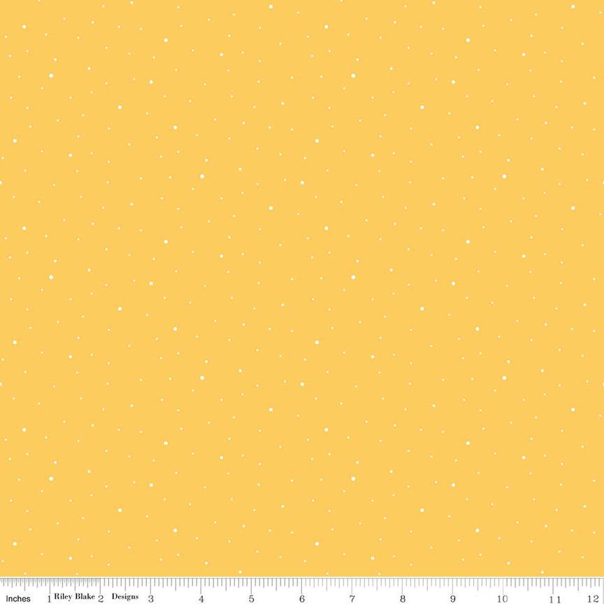 Dapple Dot - Quilting Cotton Fabric - Yellow