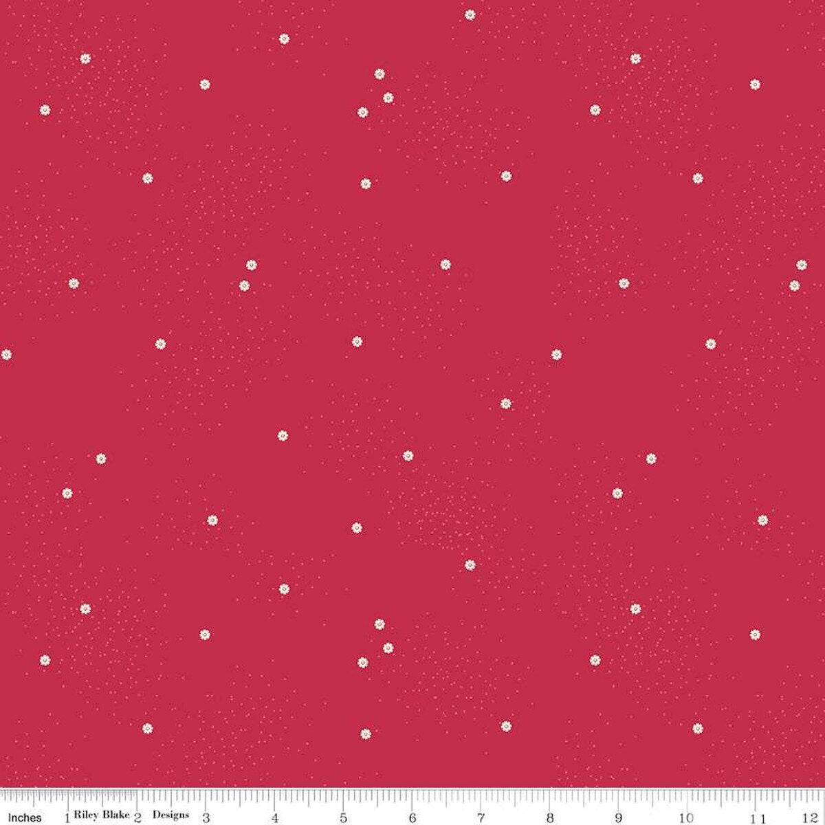 Dainty Daisy - Quilting Cotton Fabric - Jazzberry