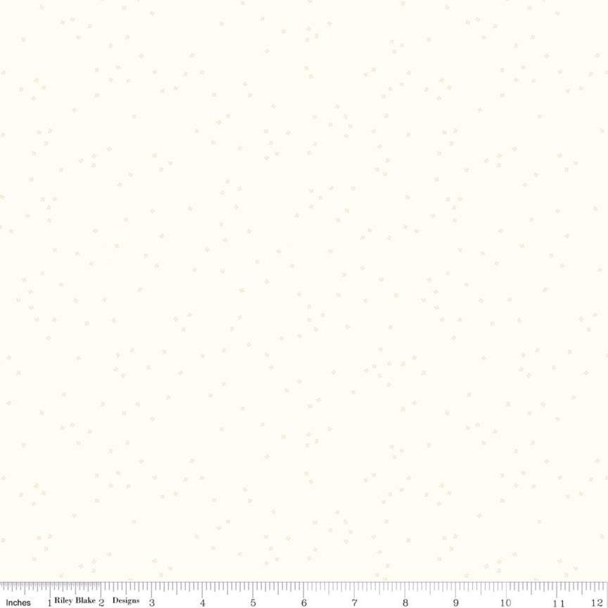Blossom - Quilting Cotton Fabric - Tone-on-Tone - Cream