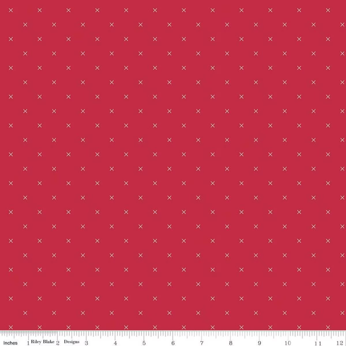 Bee Cross Stitch – Quilting Cotton Fabric – Jazzberry - Jam