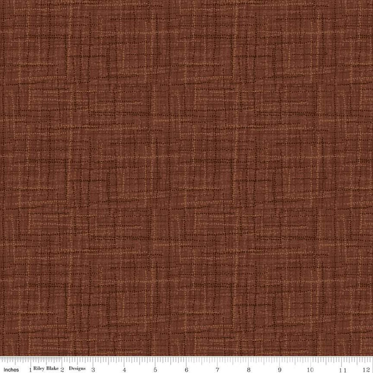 Grasscloth Cotton - Quilting Cotton Fabric - Brown