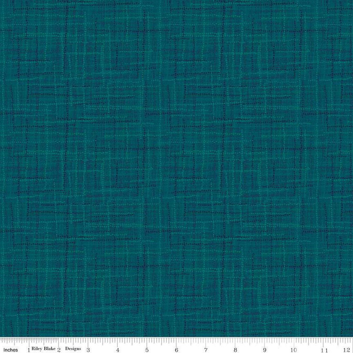 Grasscloth Cotton - Quilting Cotton Fabric - Deep Sea
