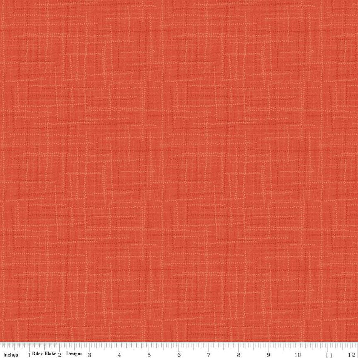 Grasscloth Cotton - Quilting Cotton Fabric - Orange