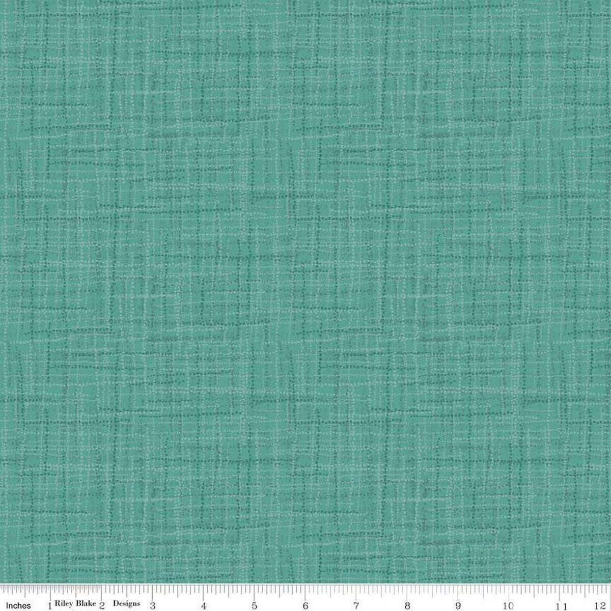 Grasscloth Cotton - Quilting Cotton Fabric - Sea Glass