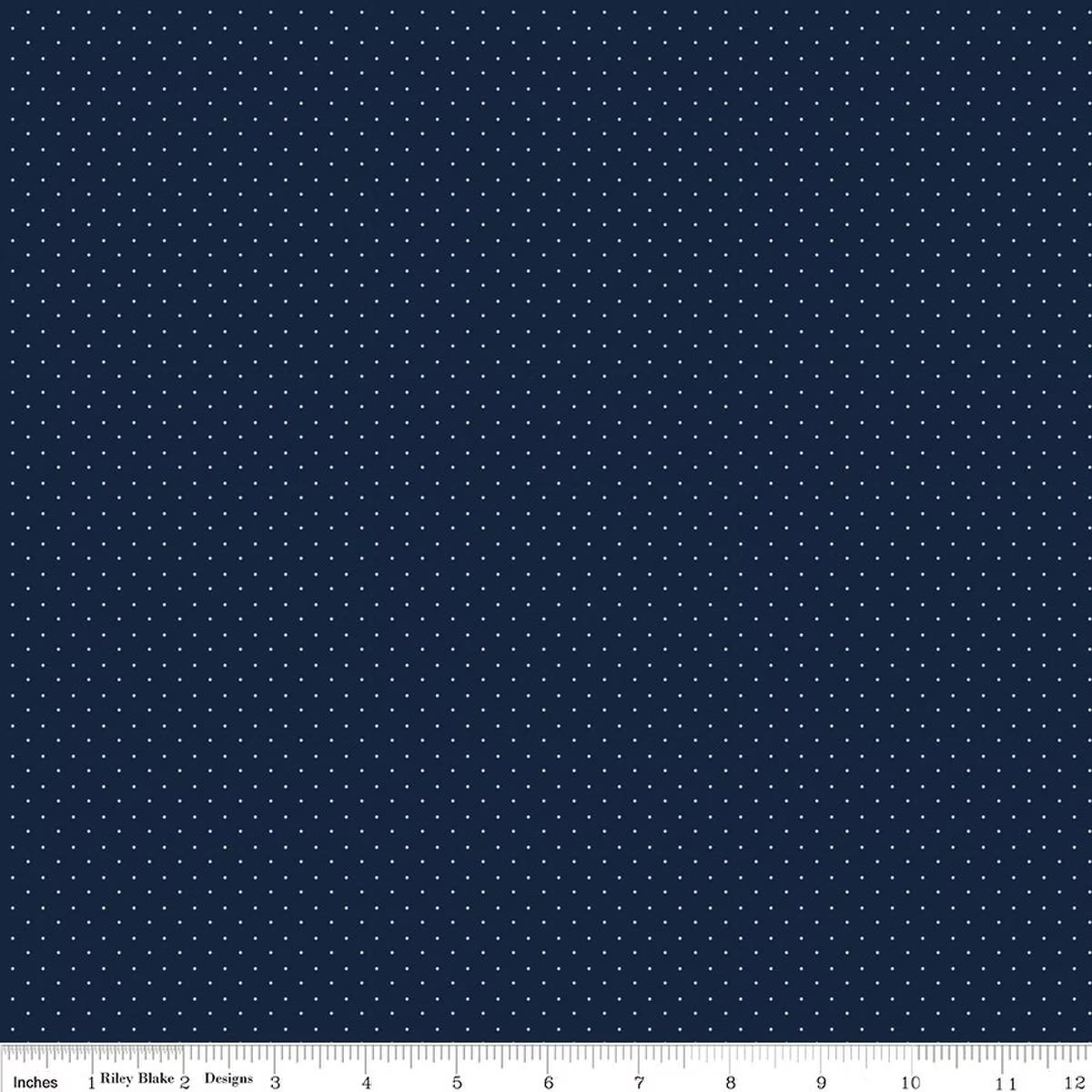 American Jane Pindots - Quilting Cotton Fabric - Navy