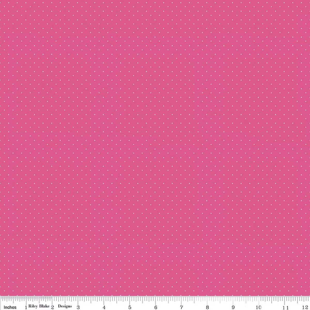 American Jane Pindots - Quilting Cotton Fabric - Raspberry
