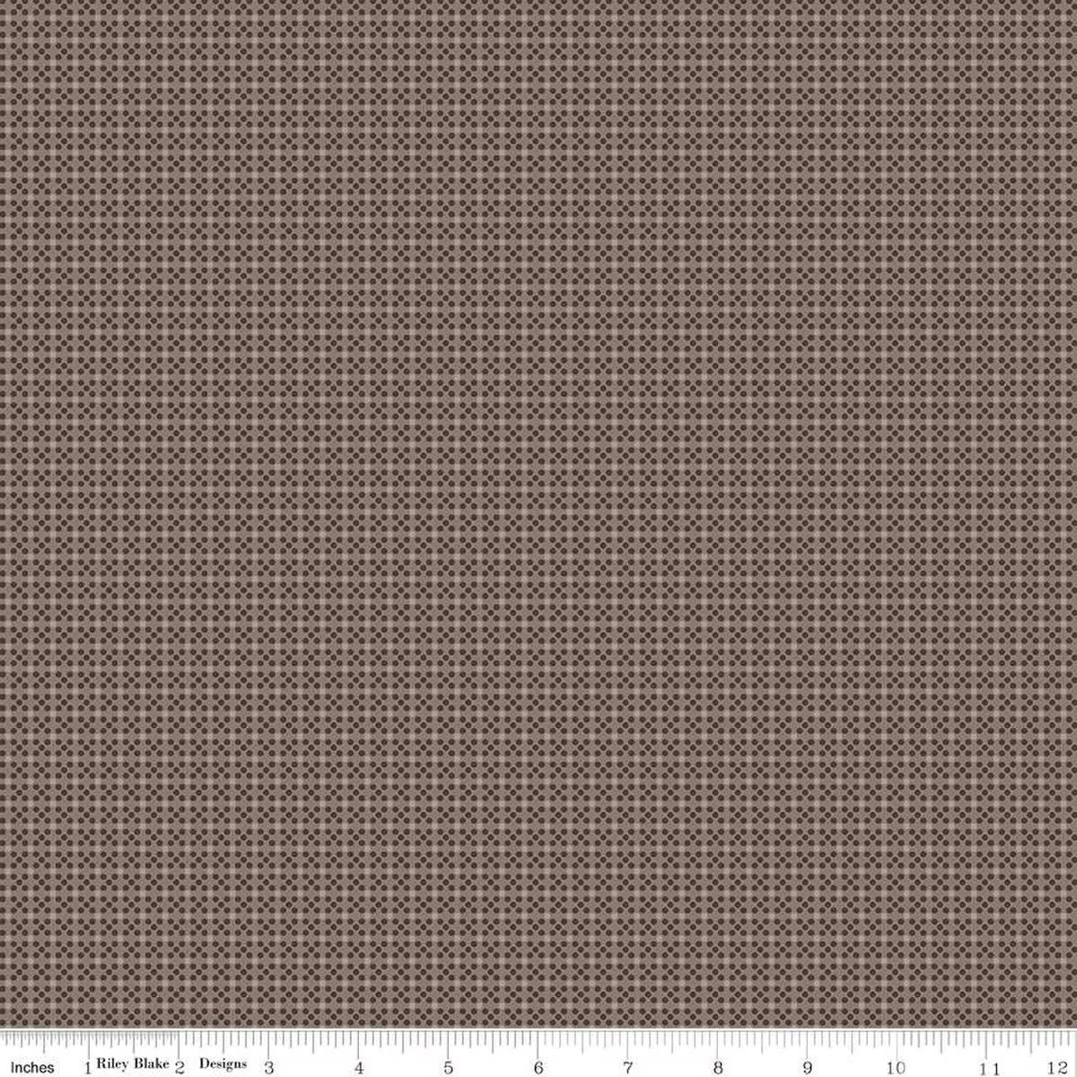 Prim - Cotton Fabric - Dot - Pebble